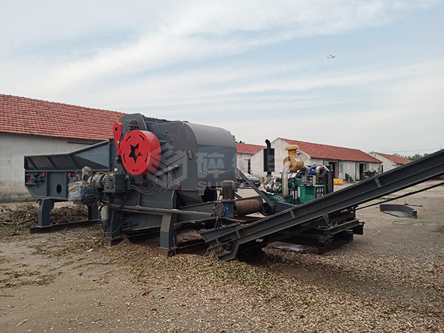 上海綜合樹枝樹杈粉碎現場